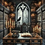 gothic home office and library