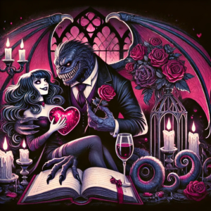 valentines day monster romance book